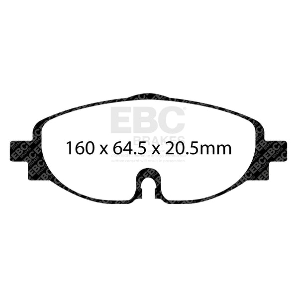 EBC Volkswagen Golf GTI Bluestuff Front Brake Pads DP52150NDX (Mk7)