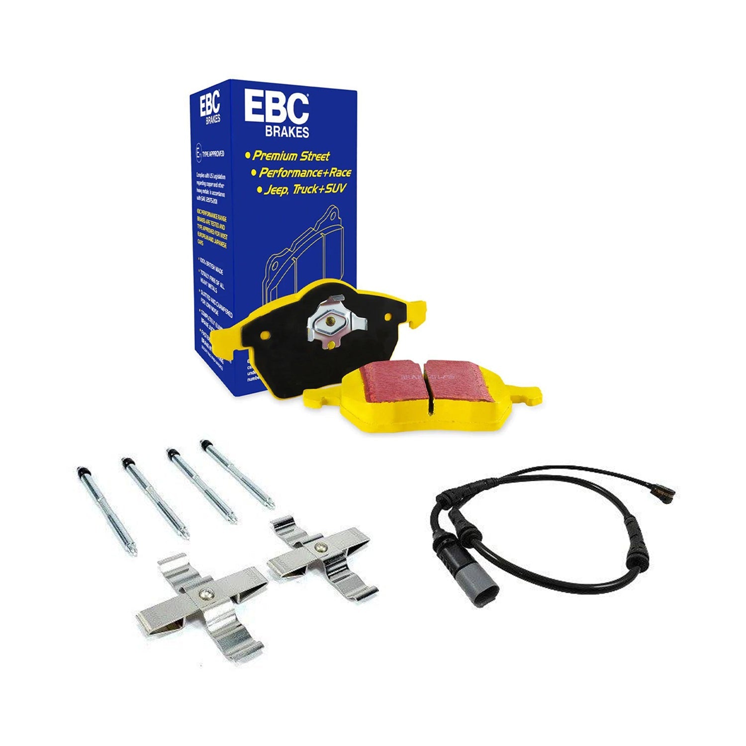 EBC Yellowstuff Rear Brake Kit For BMW M Lite And M Vehicles DP42133R-EFA165-BPF0055