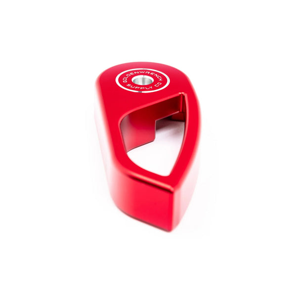 GoldenWrench BMW E9X Series Bonnet Hood Latch Handle In Red