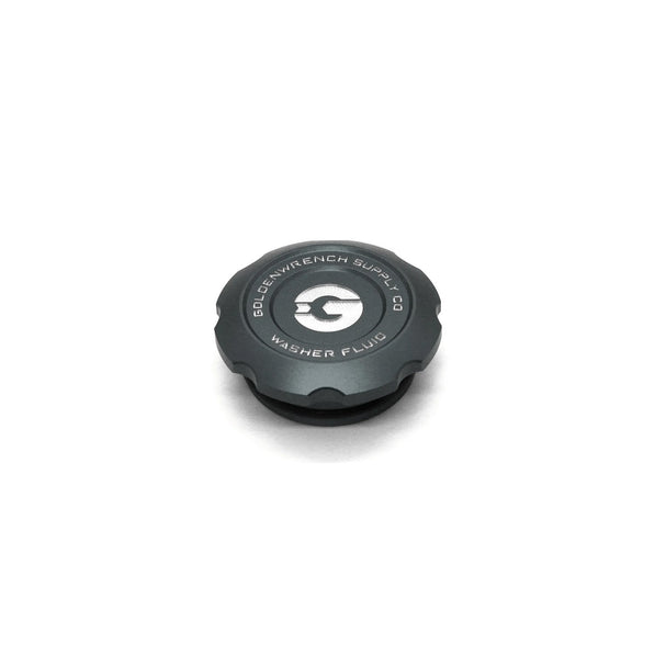 GoldenWrench BMW F Series M Car BLACKLINE Billet Washer Fluid Cap (F87/F80/F82/F83/F22/F30/F32)