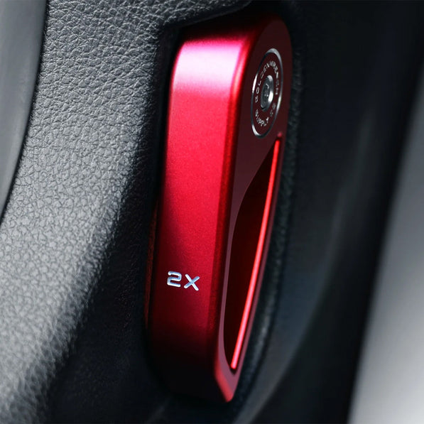 GoldenWrench BMW F Series Bonnet Hood Latch Handle In Red
