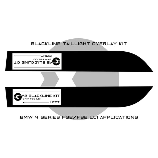 GoldenWrench BMW M4/4 Series Taillight Overlay Kit (F82/F83/F32/F33)