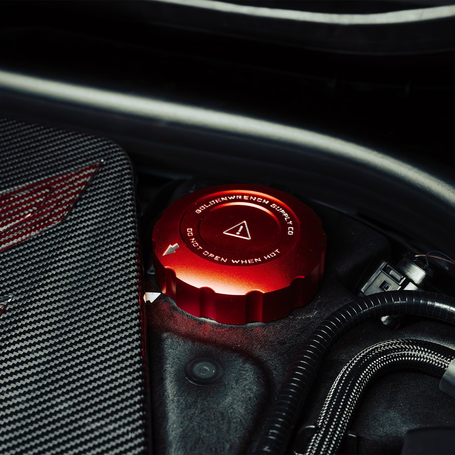 GoldenWrench BMW S63 & S68 M Car BLACKLINE Performance Engine Cap Cover Set (2017+ G90 M5, F95 X5M, F96 X6M & more)