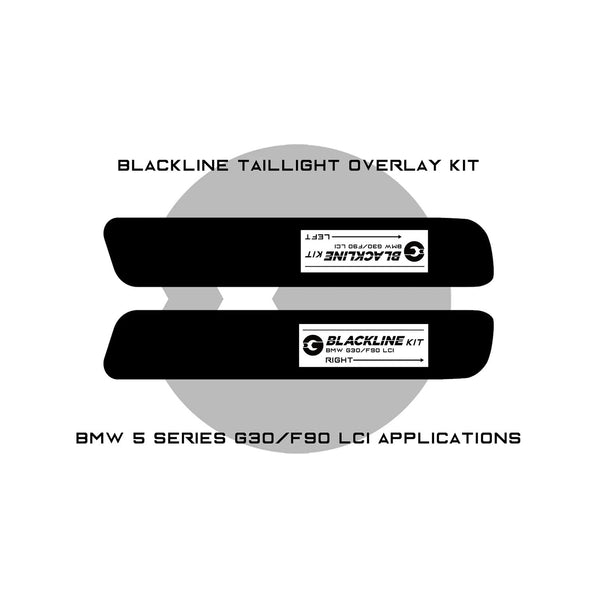 GoldenWrench BMW M5/5 Series Taillight Overlay Kit (F90/G30)