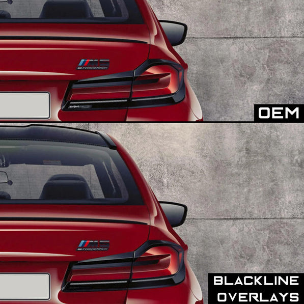 GoldenWrench BMW M5/5 Series Taillight Overlay Kit (F90/G30)