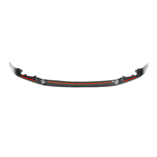 MHC+ BMW M2 Competition Performance Style Front Splitter In Gloss Pre Preg Carbon Fibre (F87C)