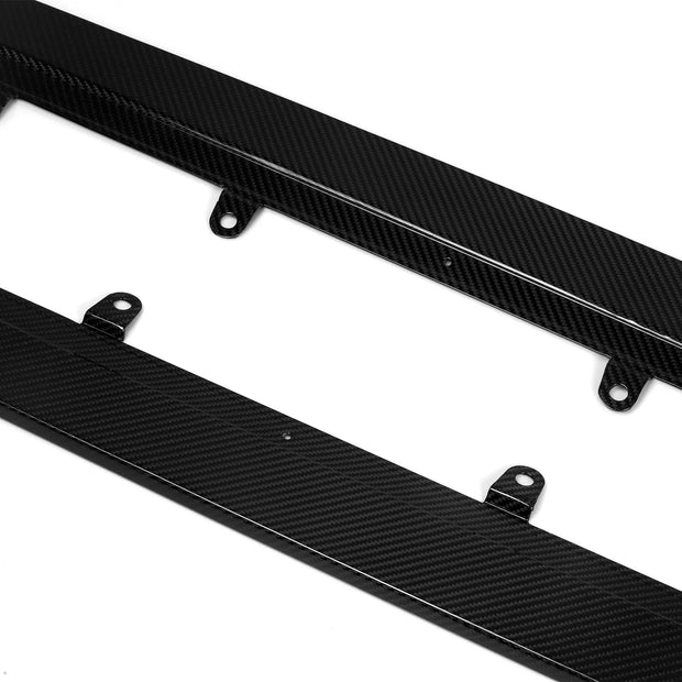 MHC+ BMW F90 M5 & G30 5 Series Full Length Side Skirts In Pre Preg Carbon Fibre