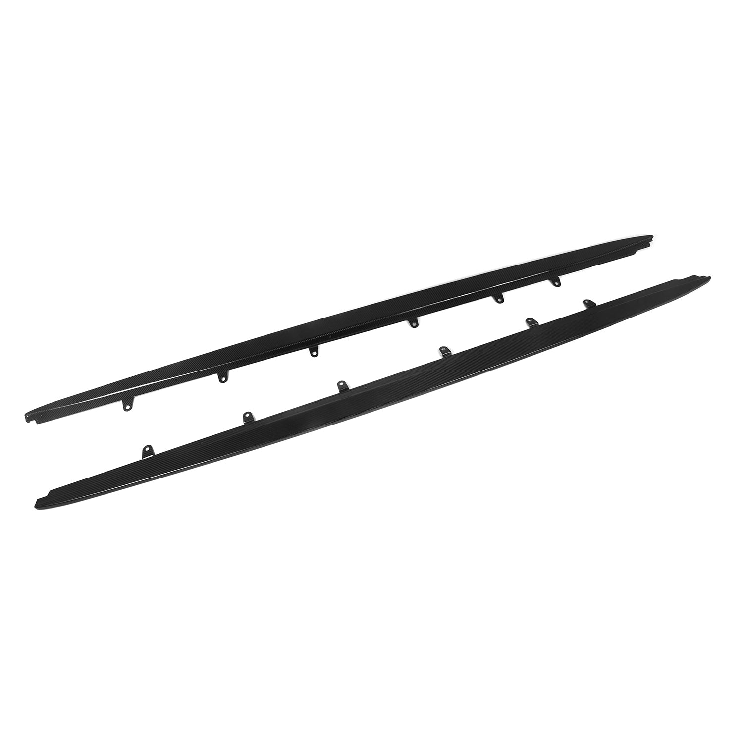 MHC+ BMW F90 M5 & G30 5 Series Full Length Side Skirts In Pre Preg Carbon Fibre