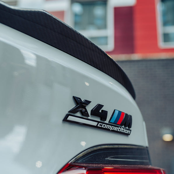 MHC+ BMW X4M CS Style Rear Spoiler In Pre Preg Carbon Fibre (F98/G02)