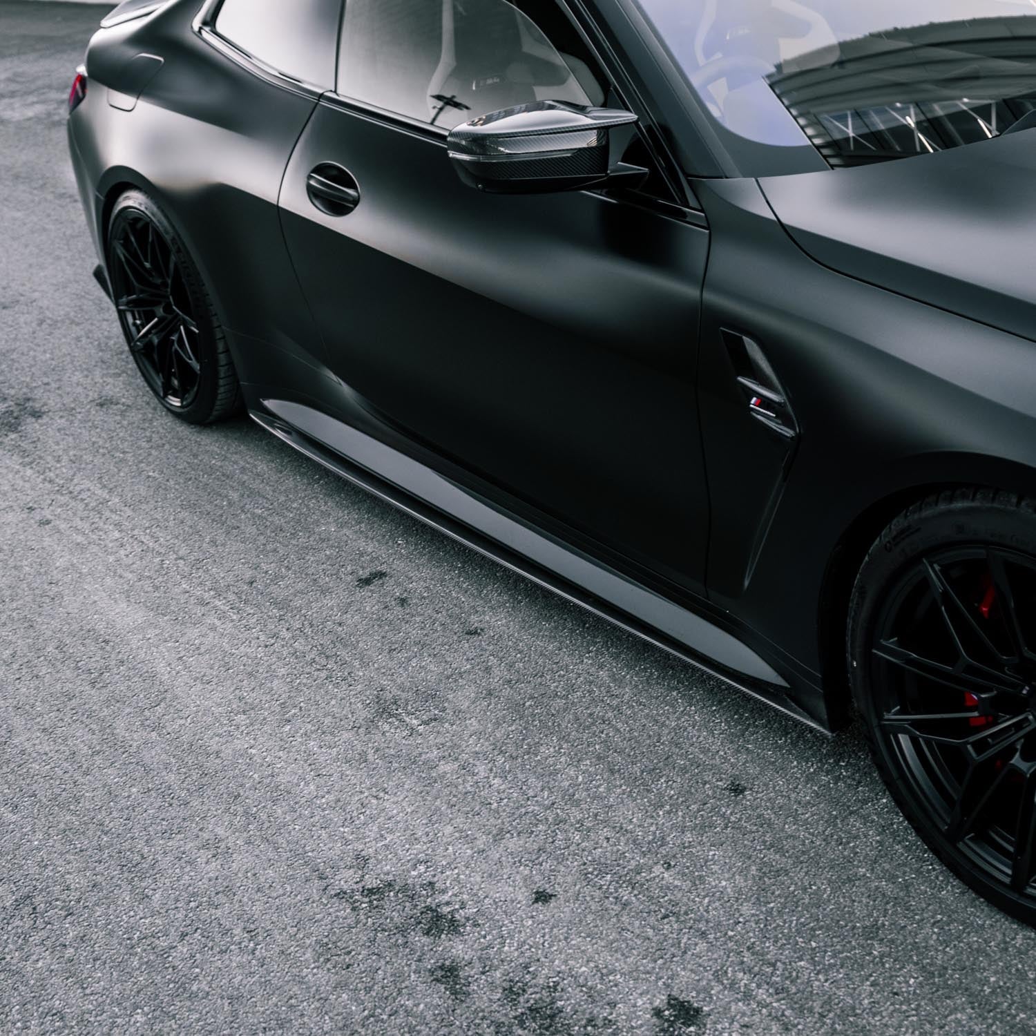 MHC+ BMW M3/M4 SK1 Side Skirts In Pre Preg Carbon Fibre (G80/G81/G82/G83)