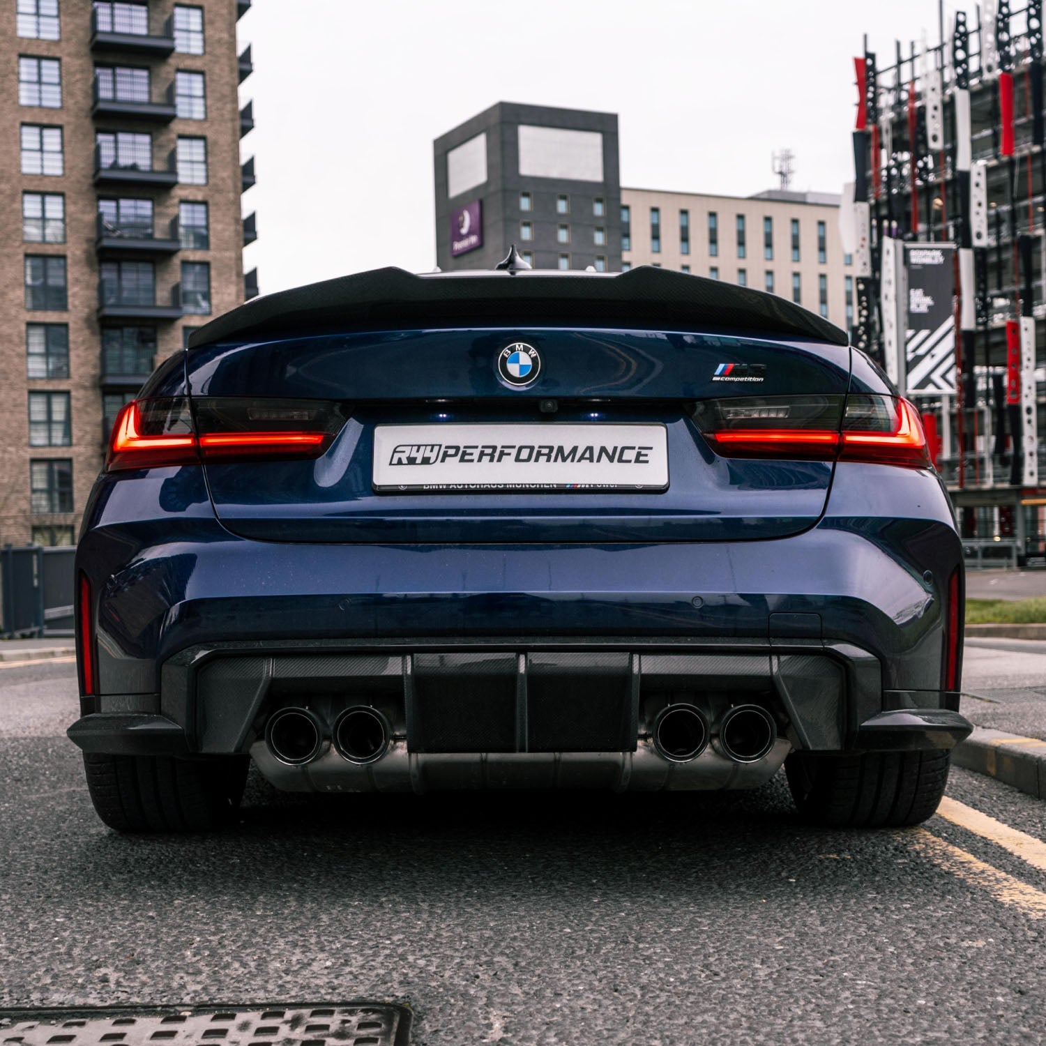 MHC+ BMW M3 Ducktail Style Rear Spoiler In Pre Preg Carbon Fibre (G80)