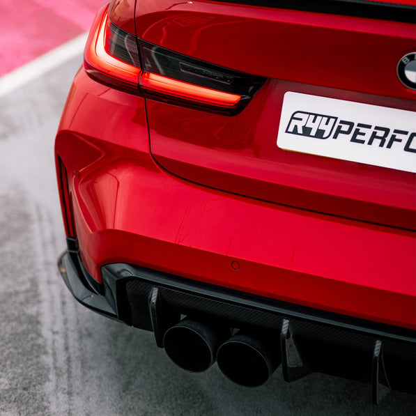MHC+ BMW M3/M4 OEM Style Rear Diffuser In Pre Preg Carbon Fibre (G80/G81/G82/G83)