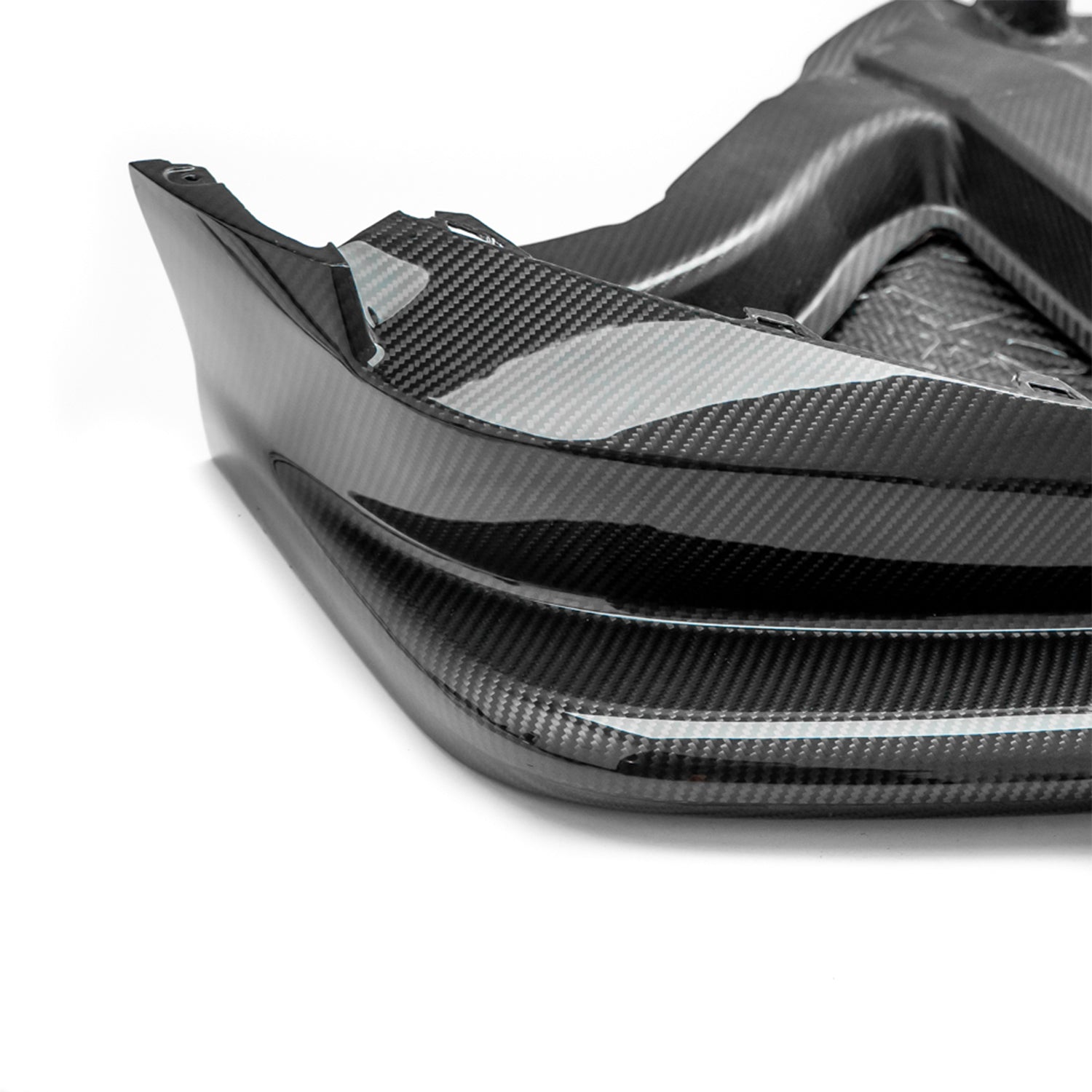MHC+ BMW M3/M4 GT4 Style Front Splitter In Pre Preg Carbon Fibre (G80/G81/G82/G83)