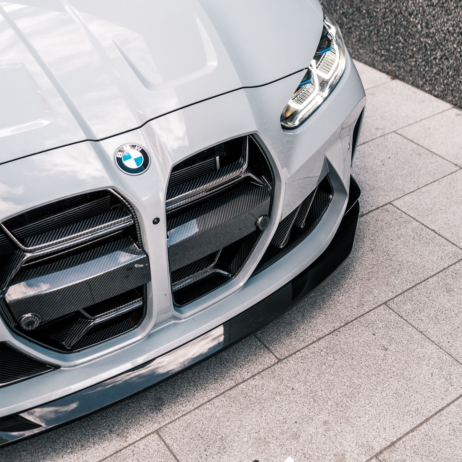 MHC+ BMW M3/M4 CSL Style Front Grille in Pre Preg Carbon Fibre (G80/G81/G82/G83)