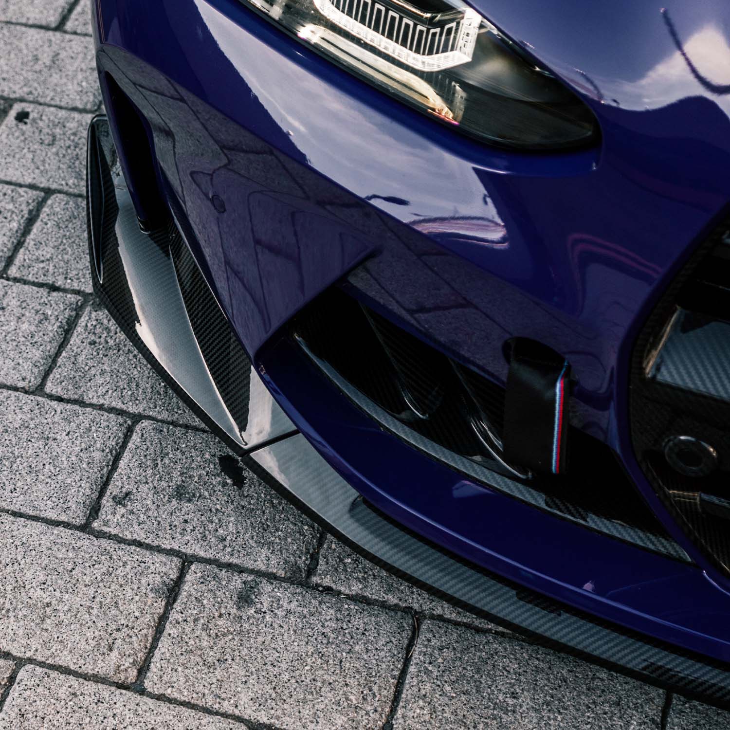 MHC+ BMW M3/M4 CSL Style Front Splitter In Pre Preg Carbon Fibre (G80/G81/G82/G83)