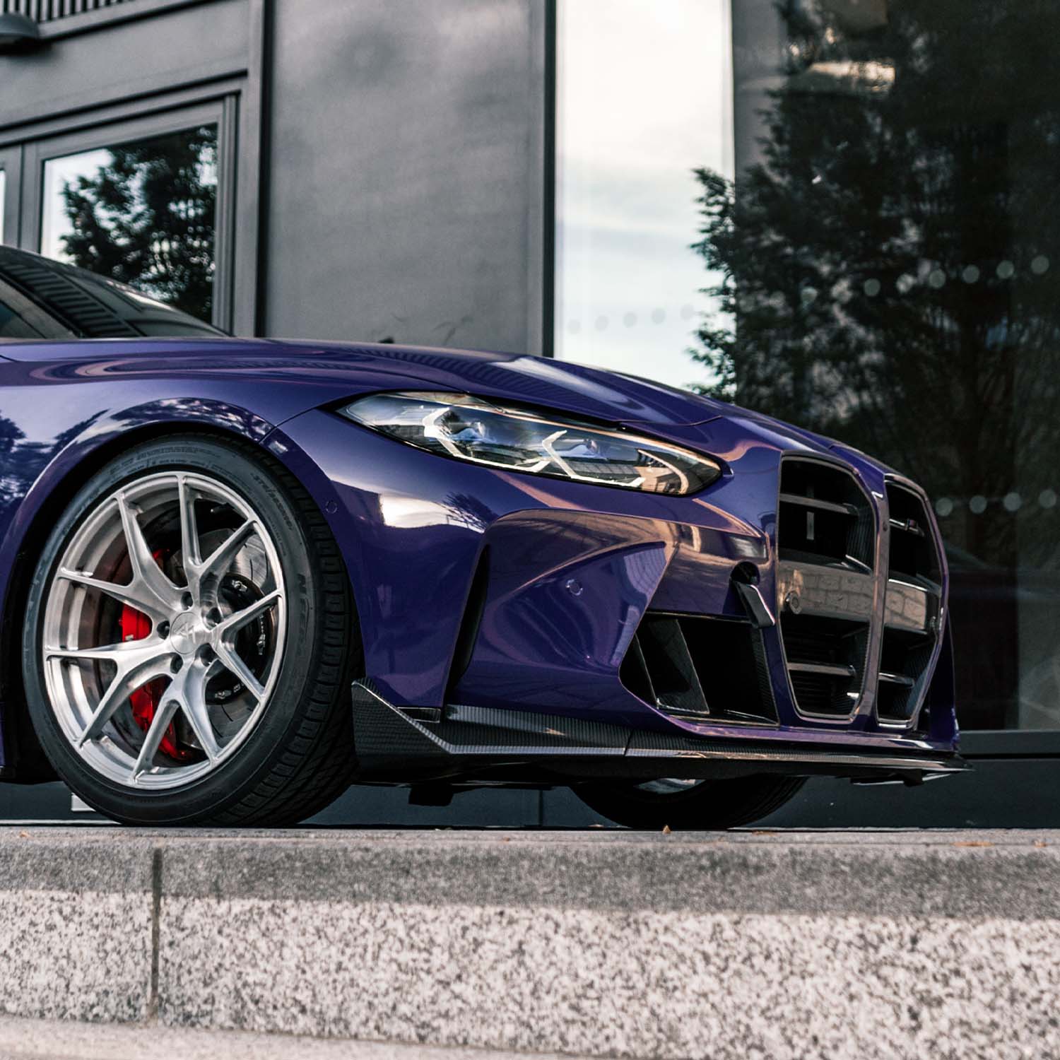 MHC+ BMW M3/M4 CSL Style Front Splitter In Pre Preg Carbon Fibre (G80/G81/G82/G83)