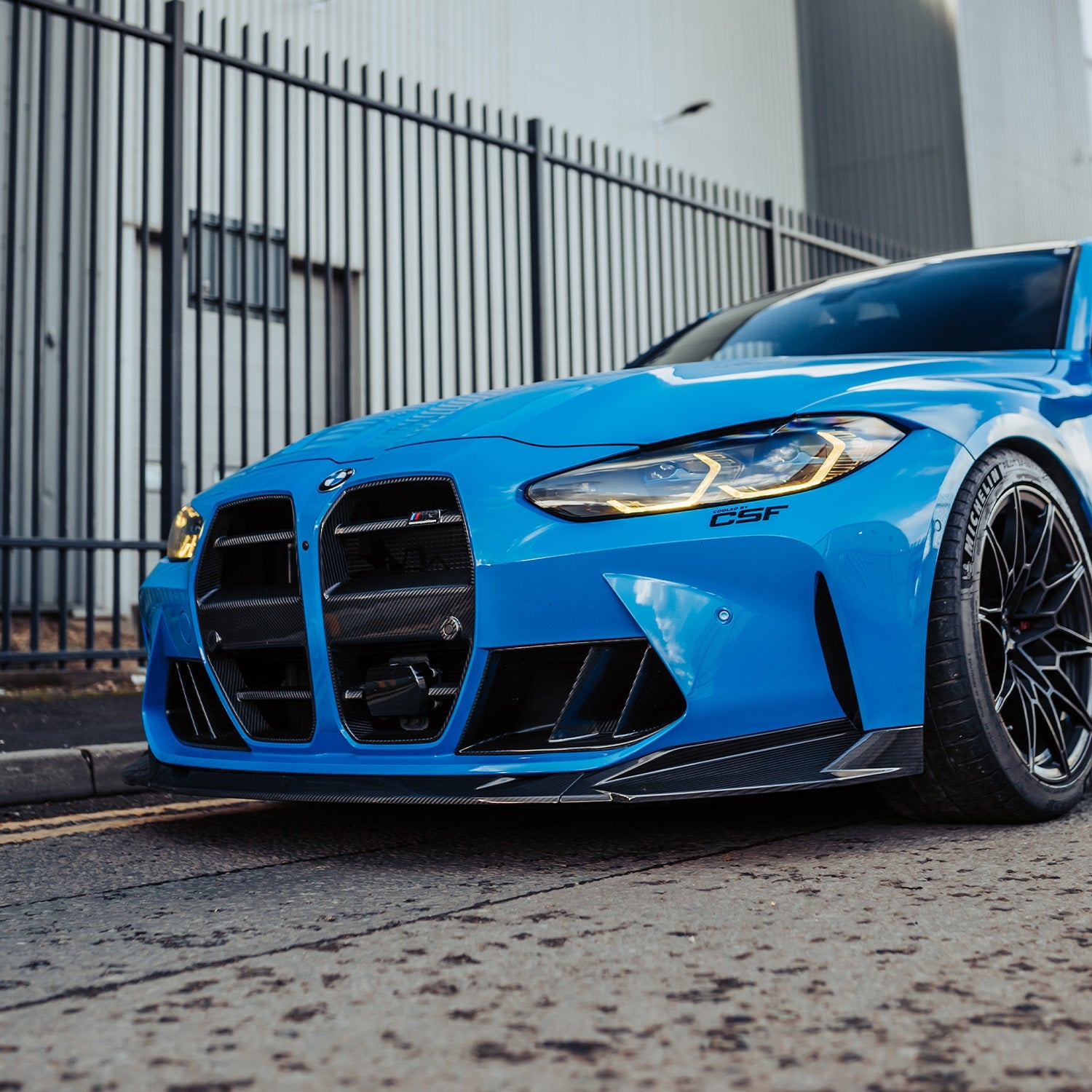 MHC+ BMW M3/M4 SP2 Front Splitter In Pre Preg Carbon Fibre (G80/G81/G82/G83)