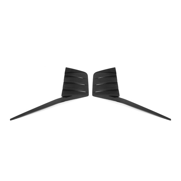 MHC+ BMW M2 G87 Performance Style Rear Rear Bumper Inserts In Pre Preg Gloss Carbon Fibre (G87)