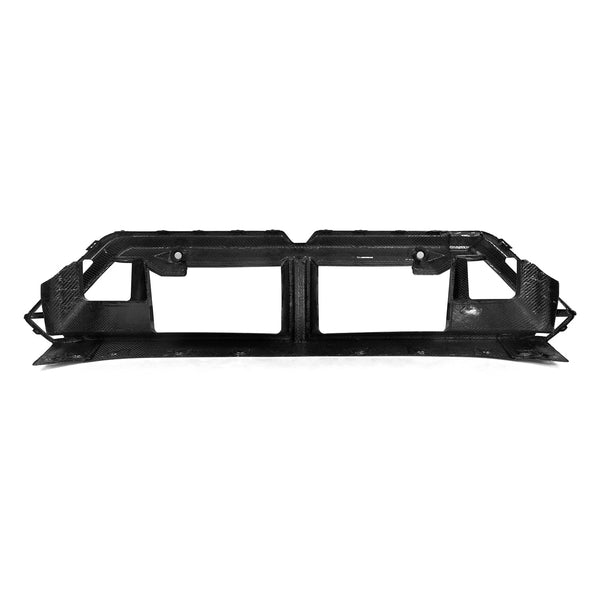 MHC+ BMW G90 & G99 M5 Central Front Bumper Trim In Pre Preg Carbon Fibre