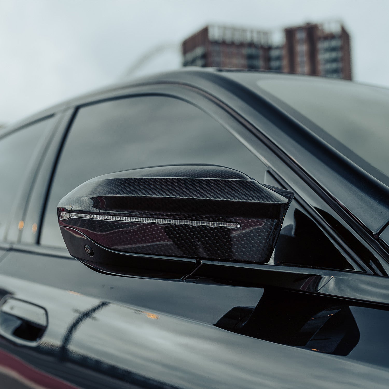 MHC+ BMW G90 & G99 M5 M Wing Mirror Covers In Pre Preg Carbon Fibre