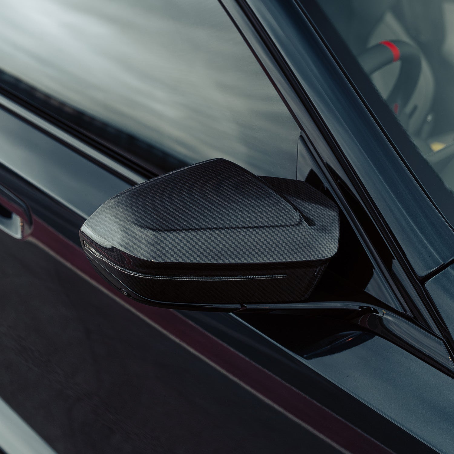 MHC+ BMW G90 & G99 M5 M Wing Mirror Covers In Pre Preg Carbon Fibre