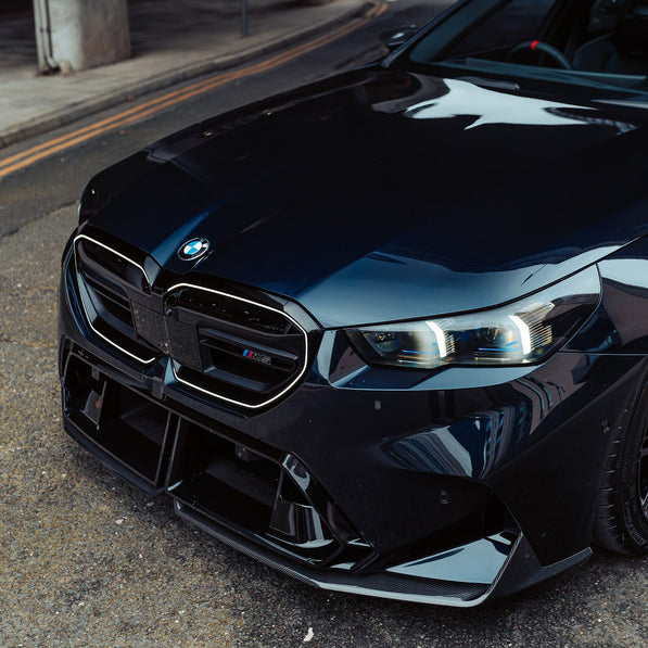 MHC+ BMW G90 & G99 M5 Performance Style Front Splitter In Pre Preg Carbon Fibre