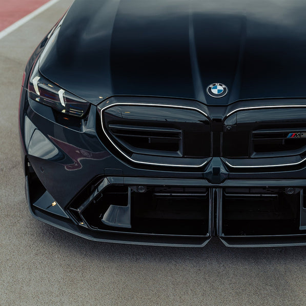 MHC+ BMW G90 & G99 M5 Performance Style Front Splitter In Pre Preg Carbon Fibre