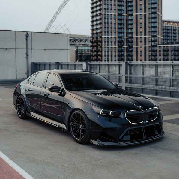 MHC+ BMW G90 & G99 M5 SP90 Front Splitter In Gloss Pre Preg Carbon Fibre