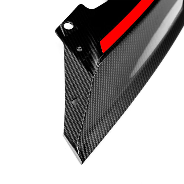 MHC+ BMW G90 & G99 M5 SP90 Front Splitter In Gloss Pre Preg Carbon Fibre