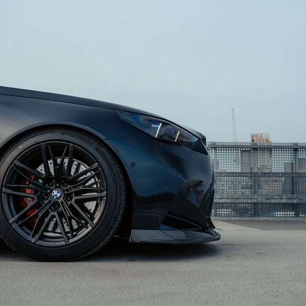 MHC+ BMW G90 & G99 M5 SP90 Front Splitter In Gloss Pre Preg Carbon Fibre