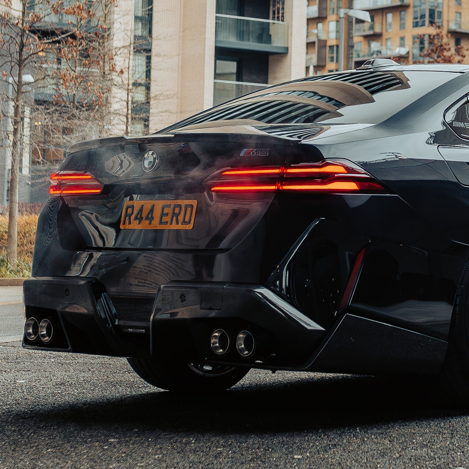 MHC+ BMW G90 M5 Performance Style Rear Spoiler In Pre Preg Carbon Fibre