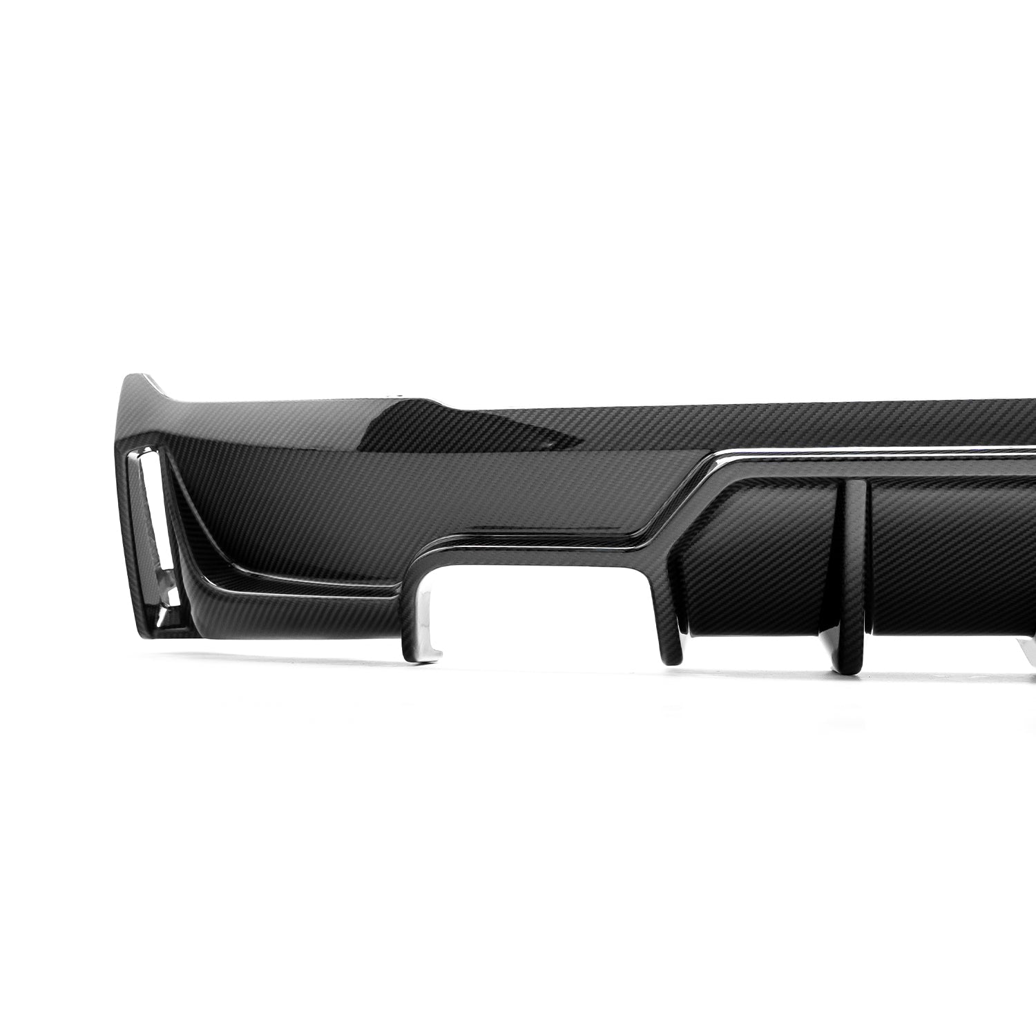 MHC+ BMW F22/F23 M235i & M240i Ultra Aggressive Style Rear Diffuser In Pre Preg Carbon Fibre