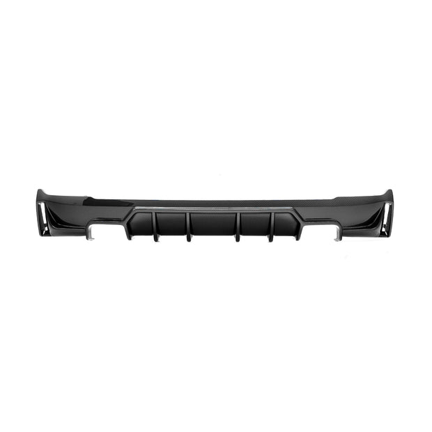 MHC+ BMW F22/F23 M235i & M240i Ultra Aggressive Style Rear Diffuser In Pre Preg Carbon Fibre
