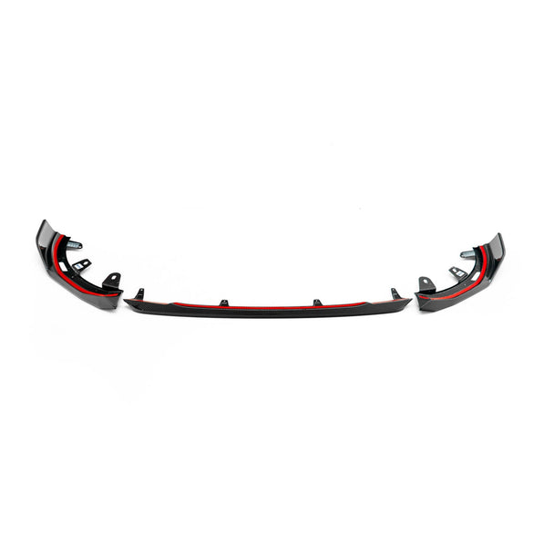 MHC+ BMW M240i Performance Style Front Splitter In Pre Preg Carbon Fibre (G42)