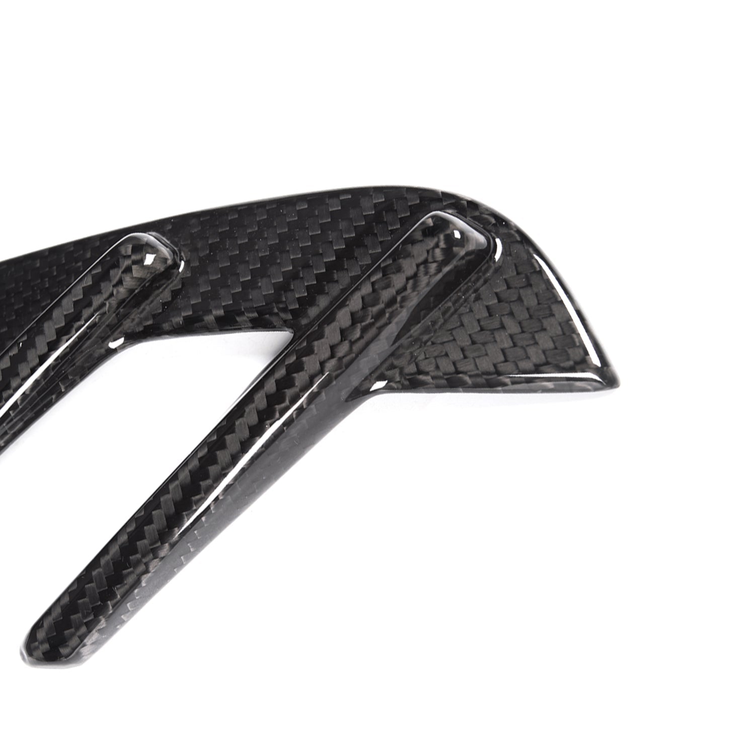 MHC+ BMW M3 Side Fender Badge Covers In Gloss Pre Preg Carbon Fibre (G80/G81)