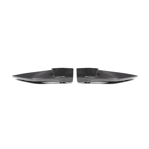 MHC+ BMW M3/M4 OEM Style Replacement Front Side Splitters In Pre Preg Carbon Fibre (G80/G81/G82/G83)