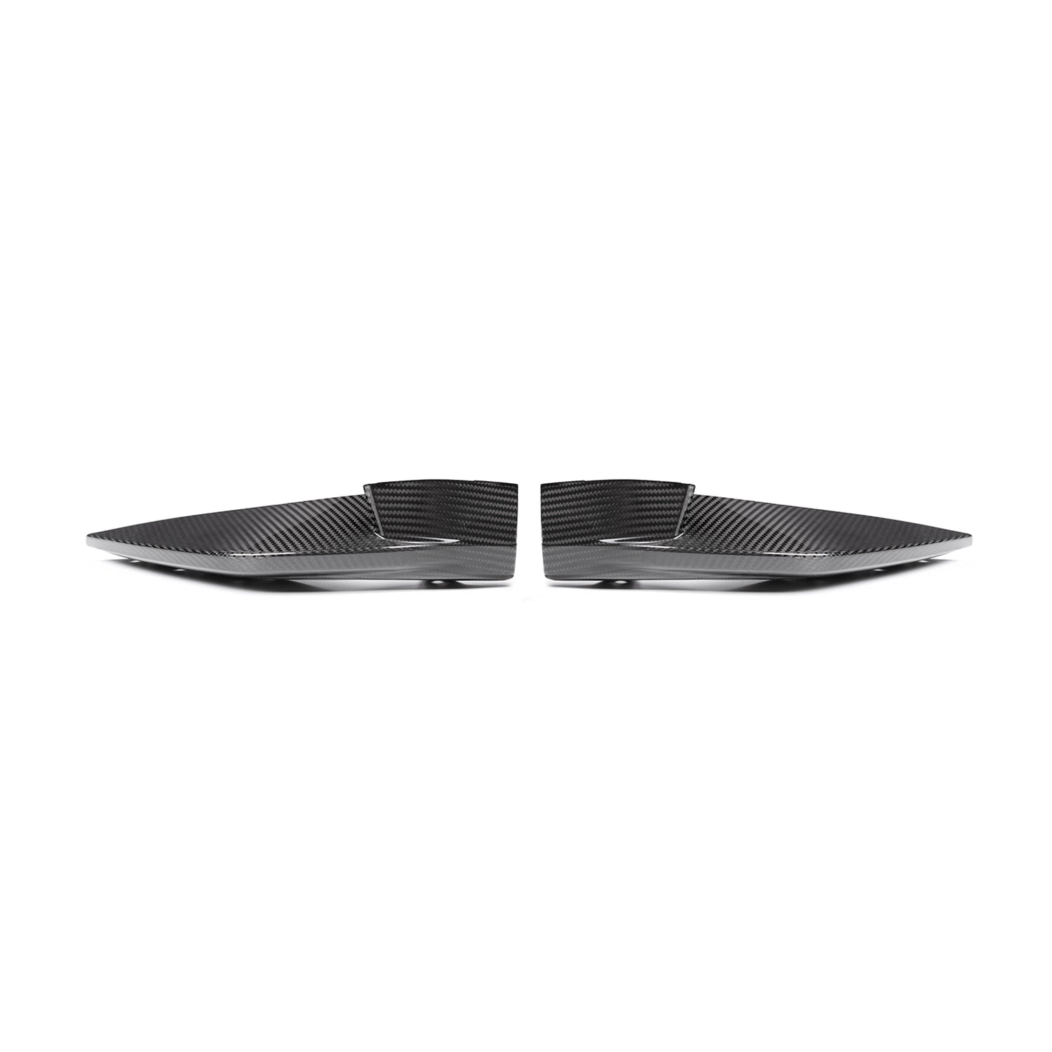 MHC+ BMW M3/M4 OEM Style Replacement Front Side Splitters In Pre Preg Carbon Fibre (G80/G81/G82/G83)