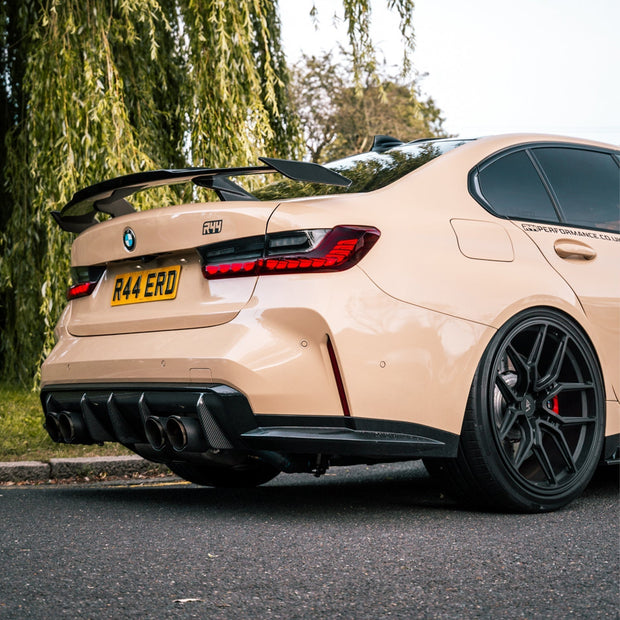 MHC+ BMW M2/M3/M4 Performance Style Rear Wing In Pre Preg Carbon Fibre (G80/G82/G87)