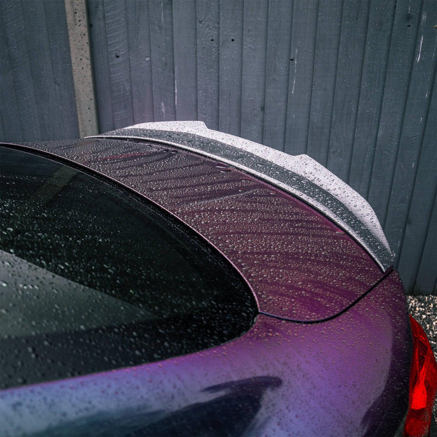 MHC+ BMW M4 Ducktail Style Spoiler Lip In Gloss Pre Preg Carbon Fibre (F82)