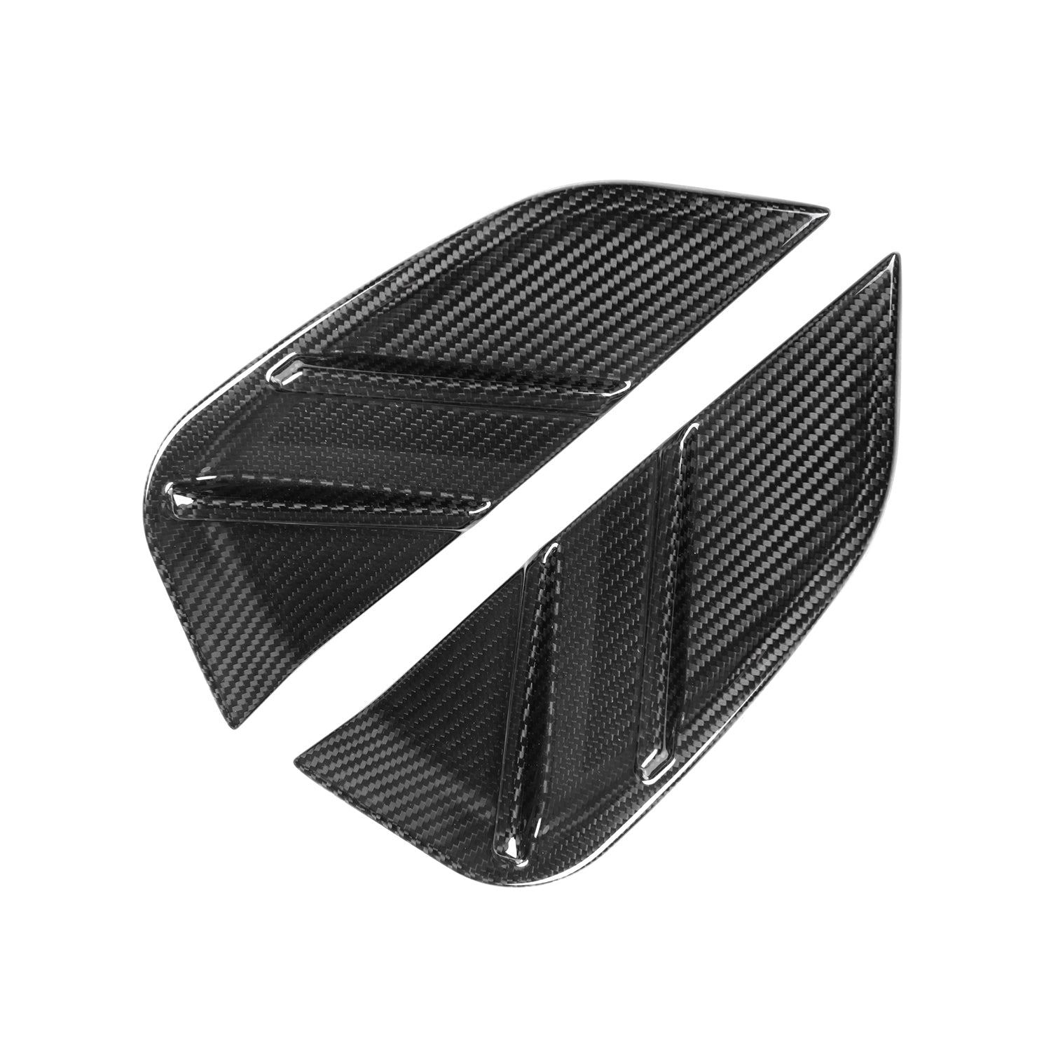 MHC+ BMW M4 Full Replacement Side Badges in Pre Preg Carbon Fibre (G82/G83)
