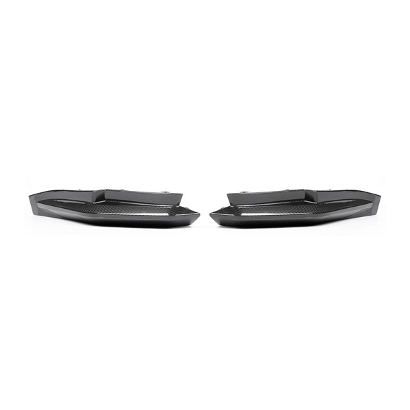 MHC+ BMW M4 OEM Style Replacement Rear Side Diffusers In Pre Preg Carbon Fibre (G82/G83)