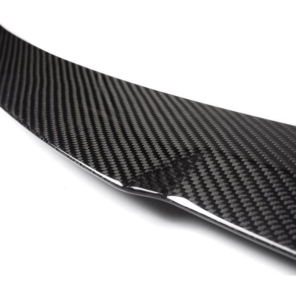 MHC+ BMW M5 'M4 Style' Rear Spoiler In Pre Preg Carbon Fibre (F10)