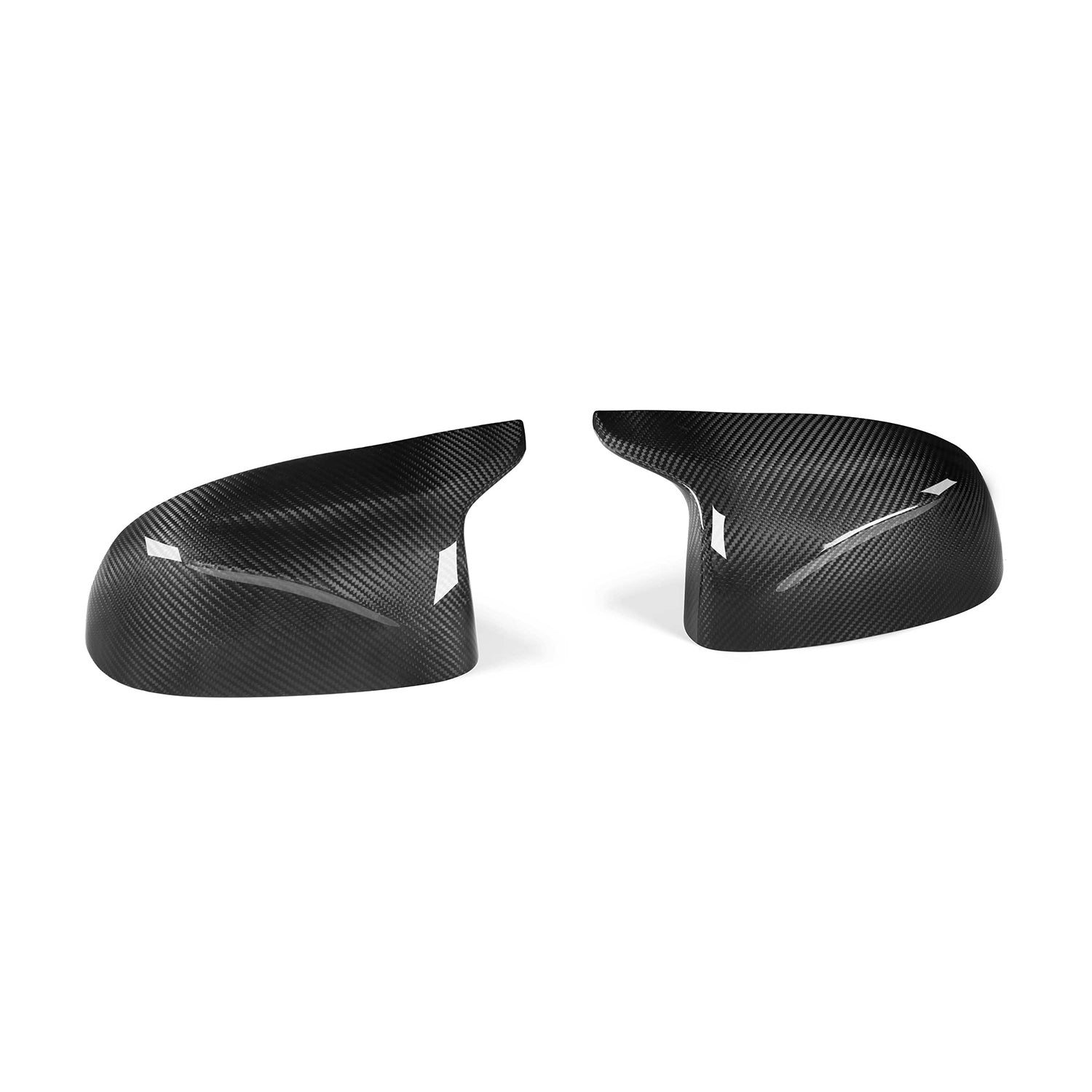 MHC+ BMW F97 X3M, F98 X4M, F95 X5M & F96 X6M Wing Mirror Covers In Pre Preg Carbon Fibre