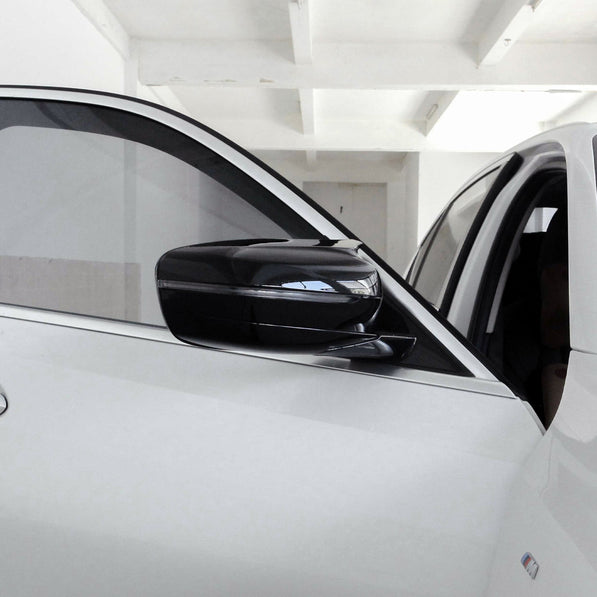 MHC Black BMW M Style Wing Mirror Covers In Gloss Black LHD (G20/G21/G22/G23/G30)