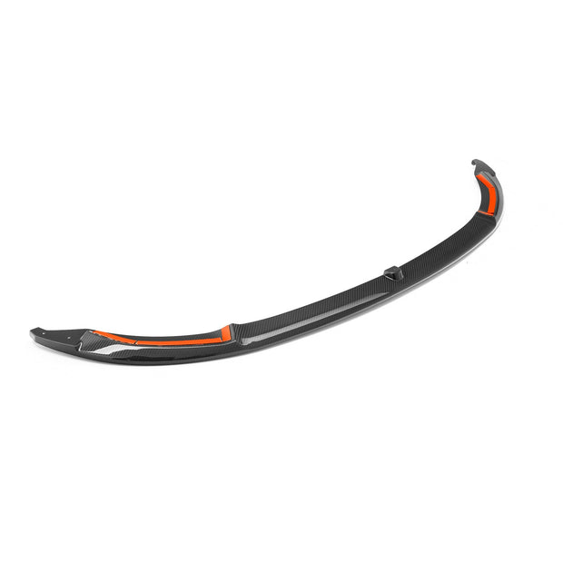 MHC+ BMW M3/M4 Performance Style Front Splitter Without Duct Covers In Gloss Pre Preg Carbon Fibre (F80/F82/F83)