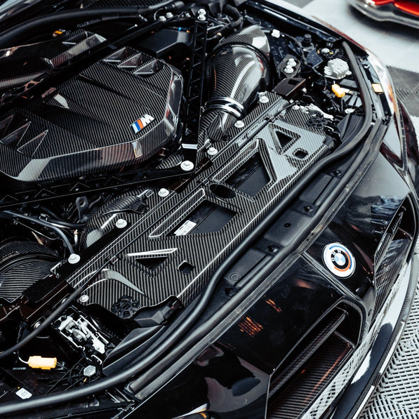MHC+ BMW M2/M3/M4 Full Replacement Radiator Cooling Shroud Slam Panel In Pre Preg Carbon Fibre (G80/G81/G82/G83/G87)