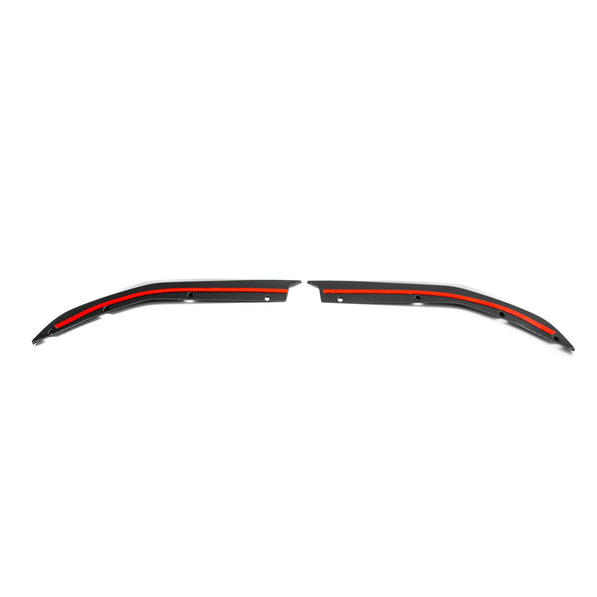 MHC+ BMW M4 SS1 Rear Side Splitters In Gloss Pre Preg Carbon Fibre (G82/G83)