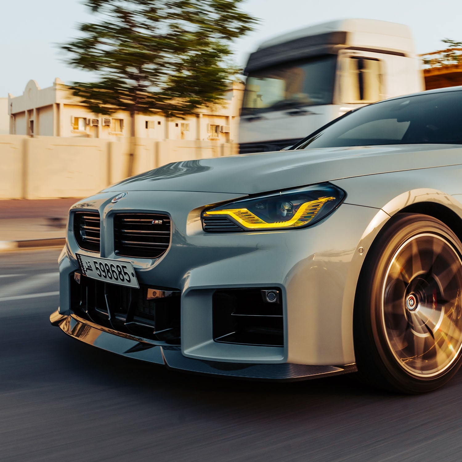 MHC+ BMW M2 G87 Edition 1 Front Splitter In Pre Preg Gloss Carbon Fibre (G87)