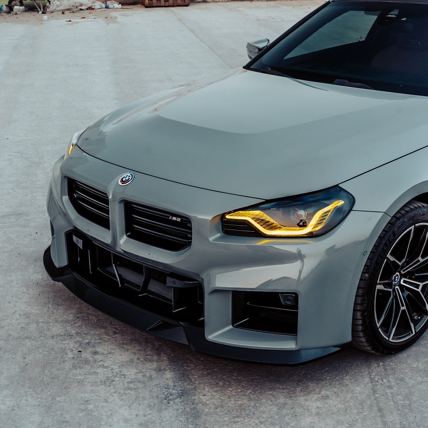 MHC+ BMW M2 G87 Edition 1 Front Splitter In Pre Preg Gloss Carbon Fibre (G87)