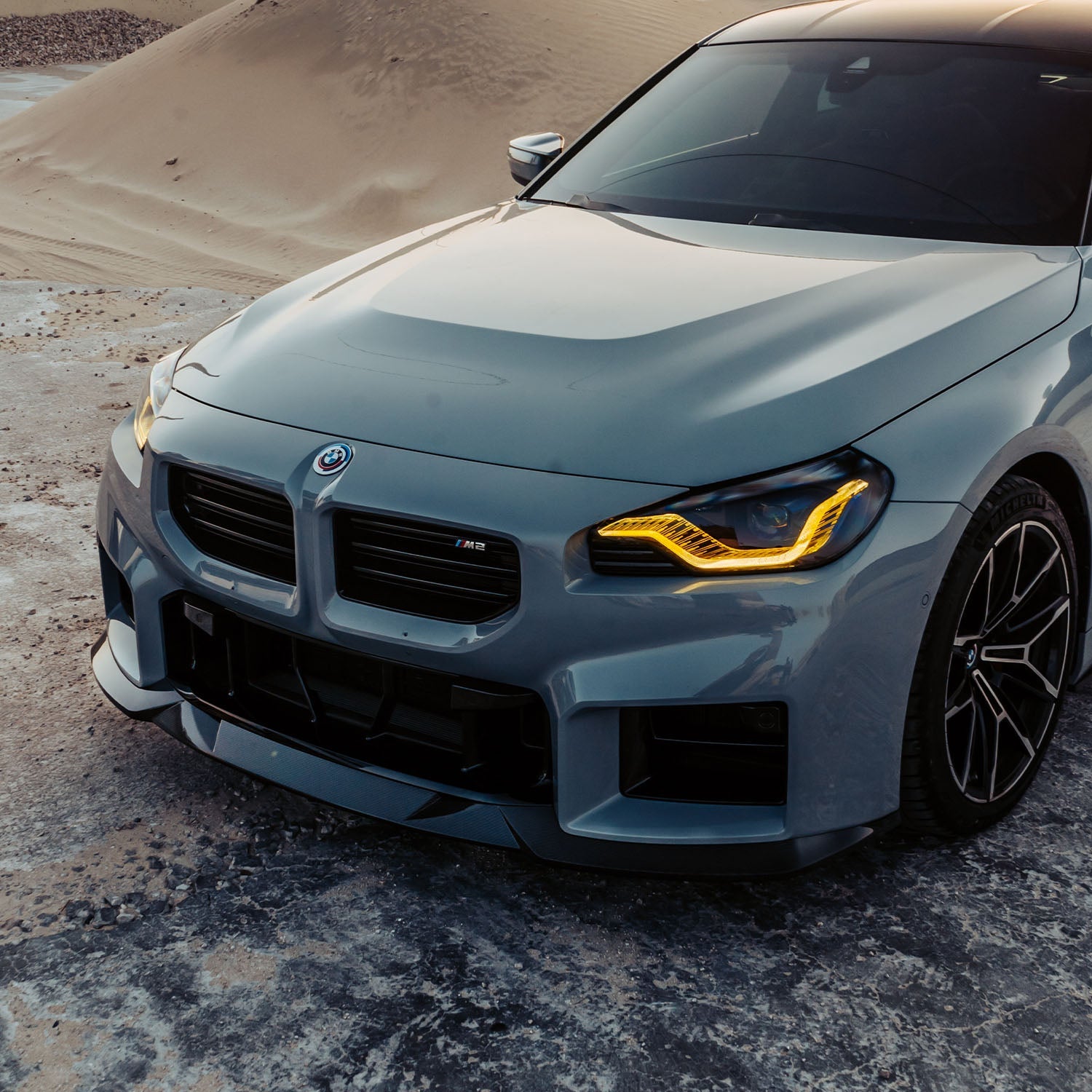 MHC+ BMW M2 G87 Edition 1 Front Splitter In Pre Preg Gloss Carbon Fibre (G87)